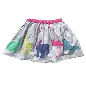 Mini Boden Zoo Applique Skirt
